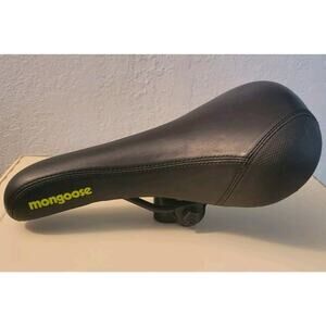 Mongoose Black Cycle Seat Original Genuine Showell VXV 11x6 Measurements